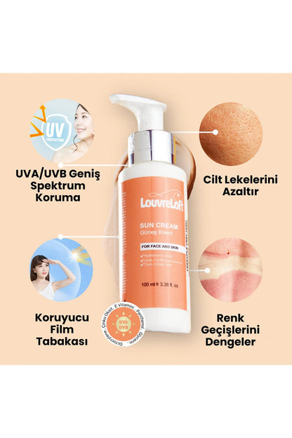 Uvb Işınlarına Karşı Ve Uv Korumalı Güneş Kremi