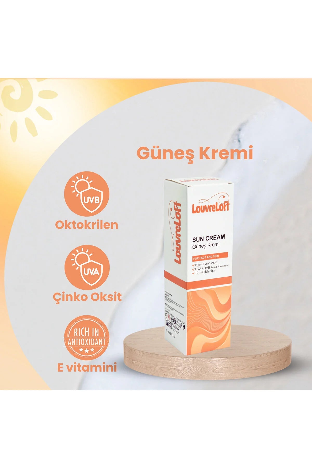 Uvb Işınlarına Karşı Ve Uv Korumalı Güneş Kremi