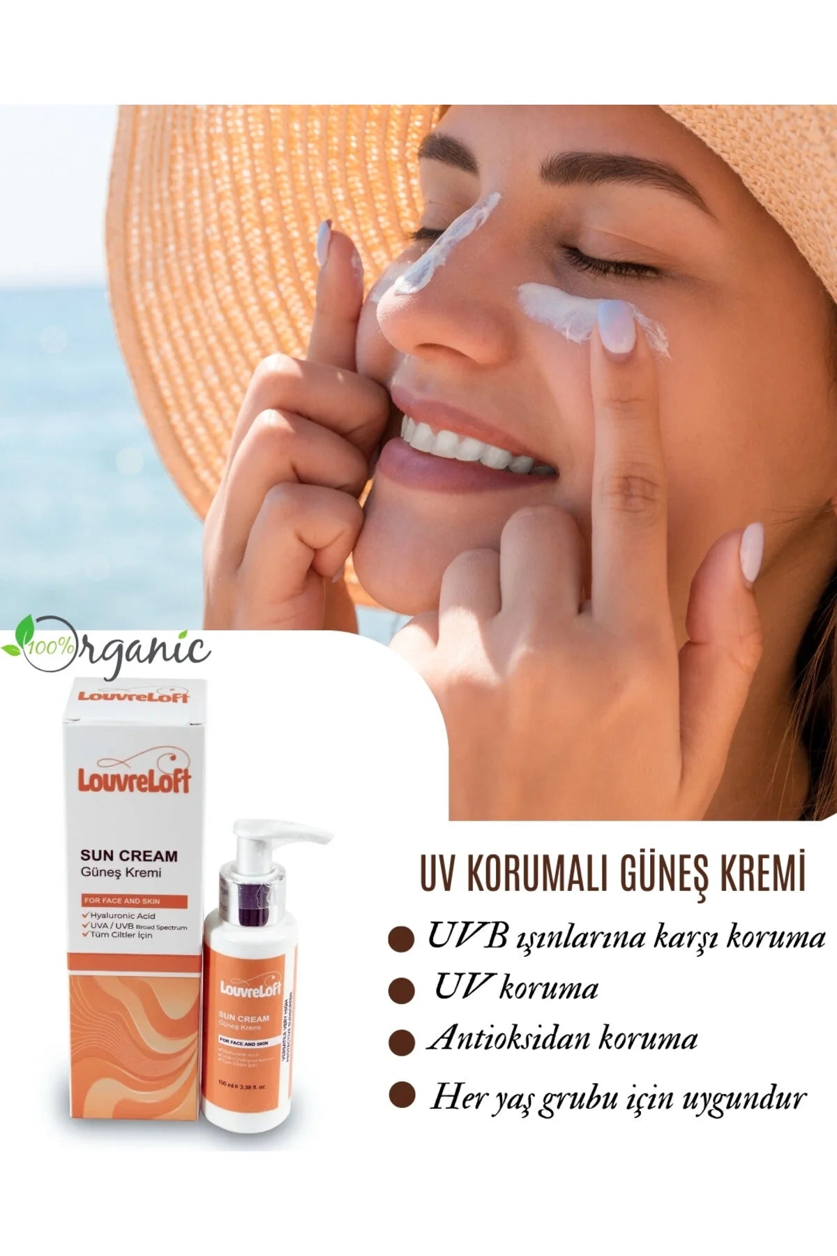 Uvb Işınlarına Karşı Ve Uv Korumalı Güneş Kremi