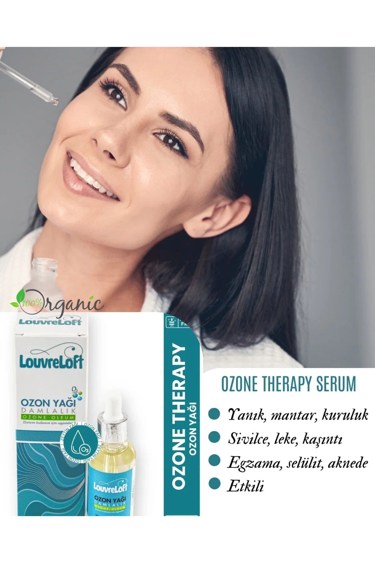 Ozonetherapy - Aktif Oksijen Ozon Yağı Cilt Bakım Serumu