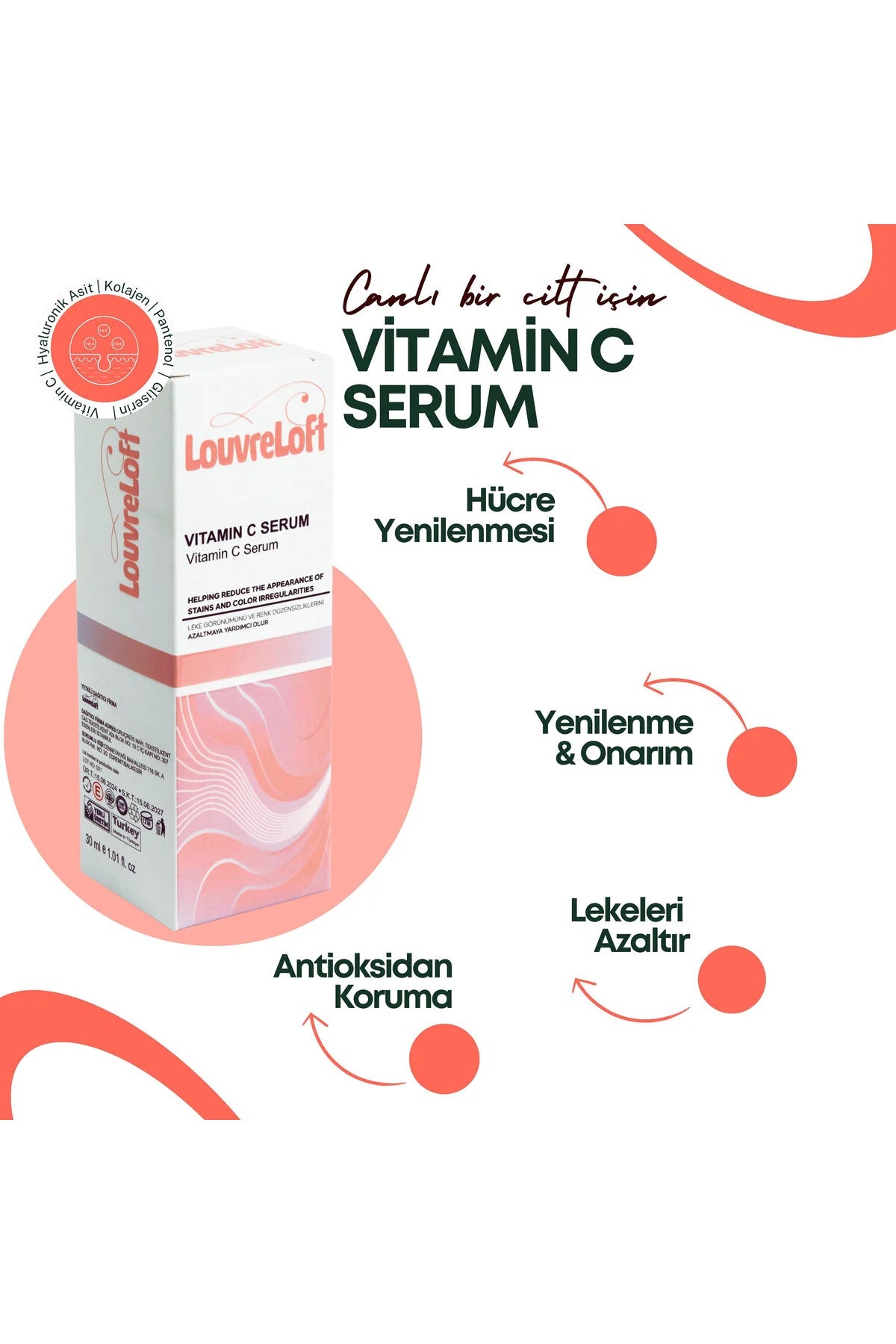 Parfüm Içermeyen C Vitamini Serum Ile Cildinizin Yenilenme Zamanı