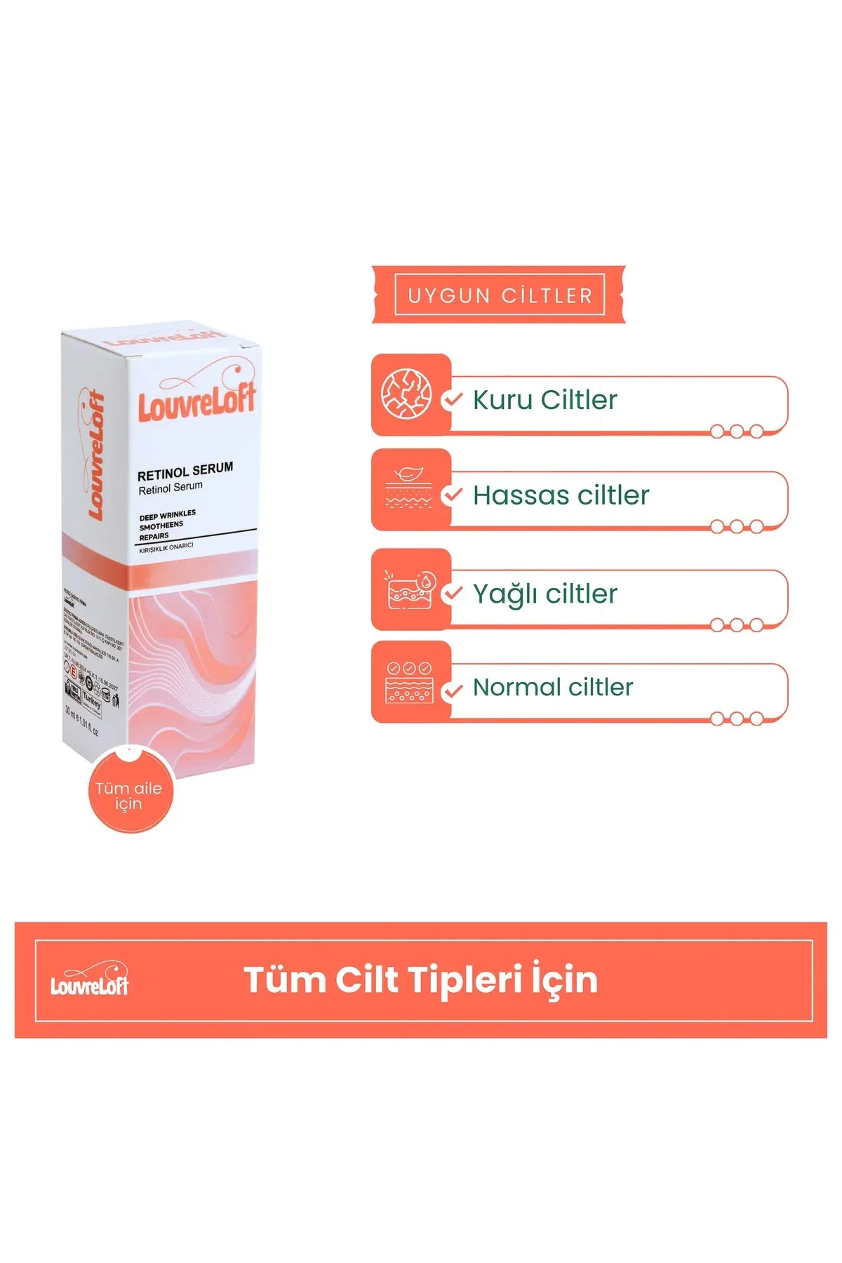 Anti-aging Retinol Serum Yaşlanma Belirtilerine Karşı Etkili Bakım