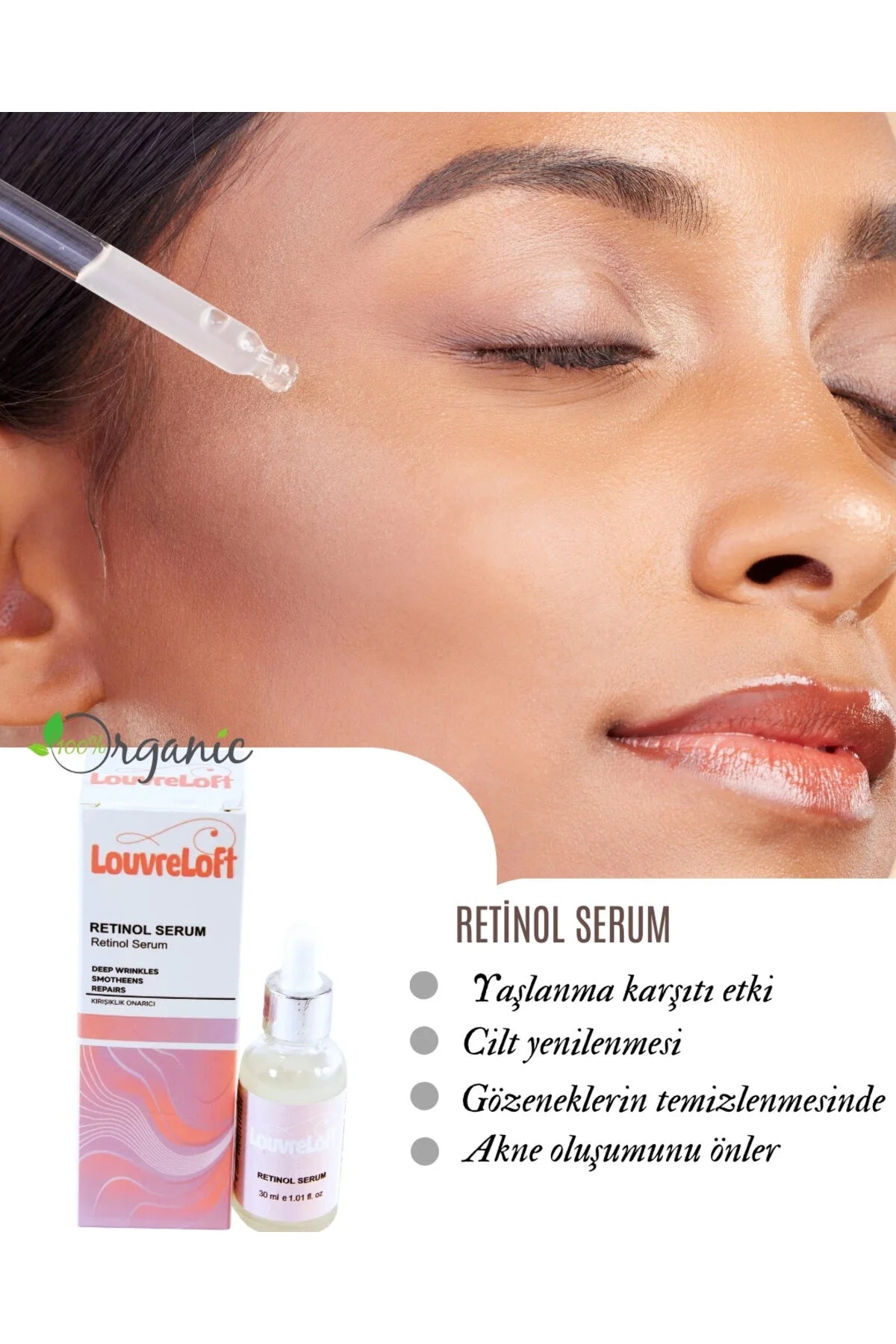 Anti-aging Retinol Serum Yaşlanma Belirtilerine Karşı Etkili Bakım