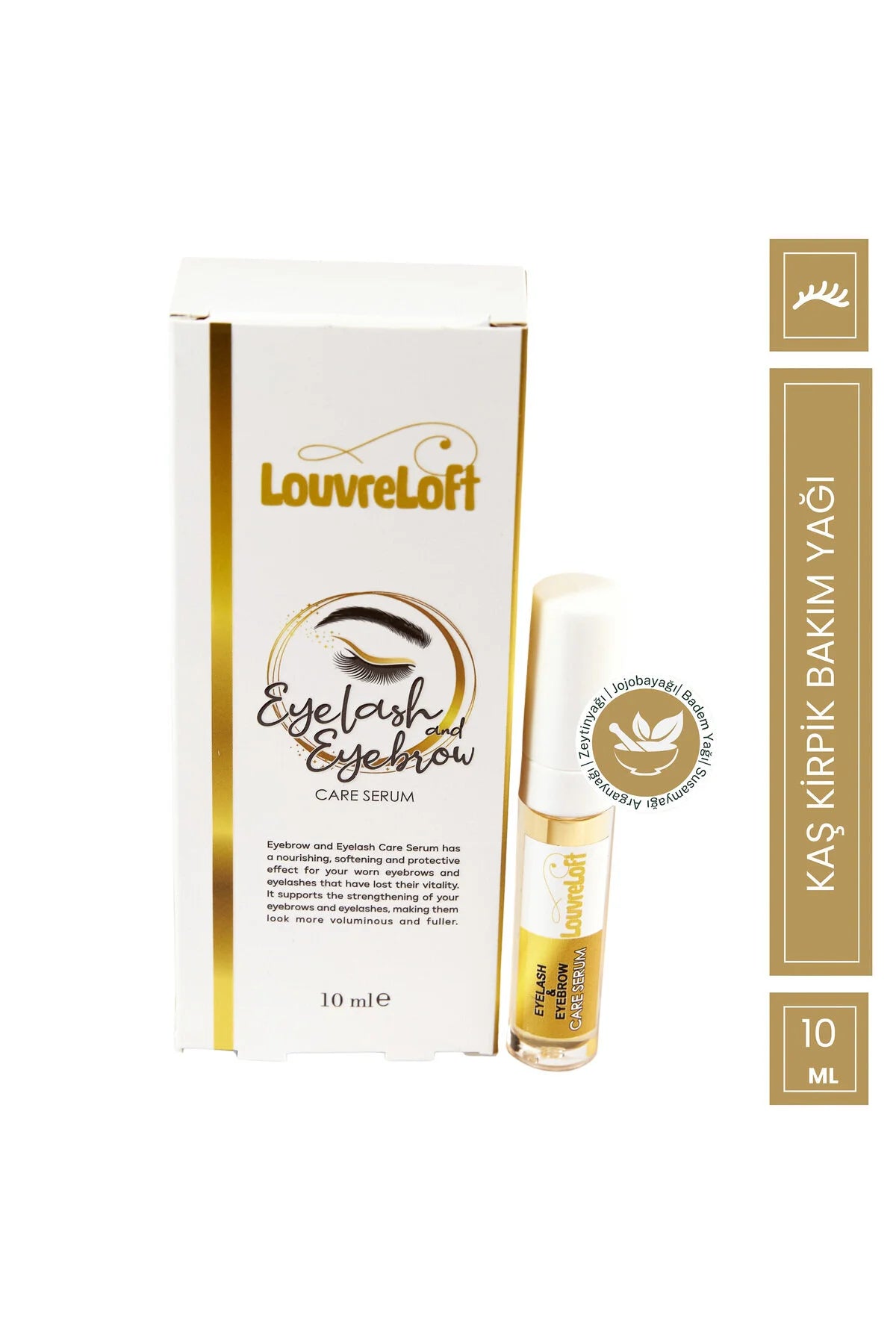 Jojoba Yağı Özlü Keratin Besleyici Kaş Ve Kirpik Serumu