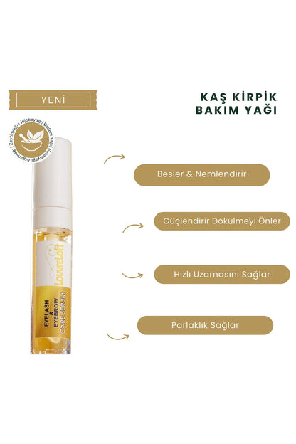 Jojoba Yağı Özlü Keratin Besleyici Kaş Ve Kirpik Serumu