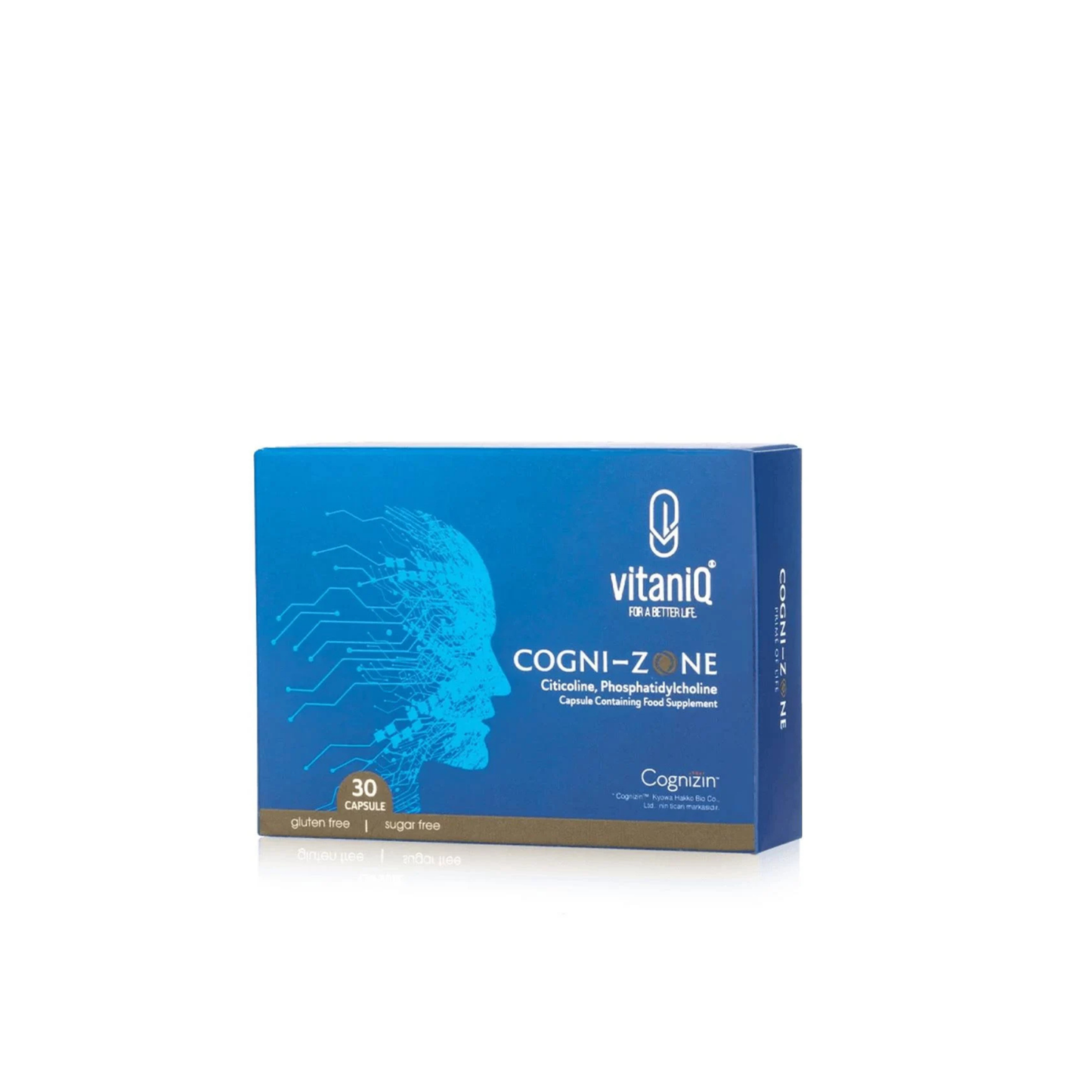 VitaniQ Cognizone Kapsül-Nörolojik Destek Formülü, Sitikolin, Fosfatidilkolin & Asetil-L-Karnitin